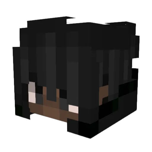 JackRiggs Minecraft avatar head, 3D render