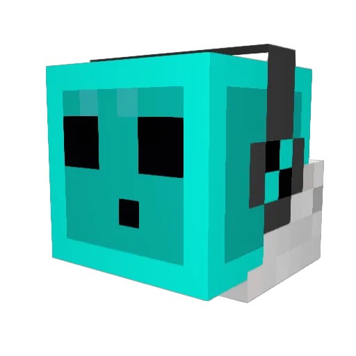 JackSkinsEm Minecraft avatar head, 3D render