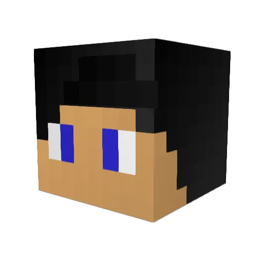JackSlater138 Minecraft avatar head, 3D render