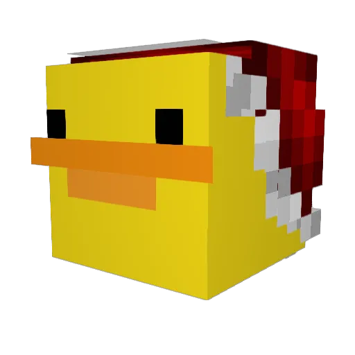 JackSnyder Minecraft avatar head, 3D render