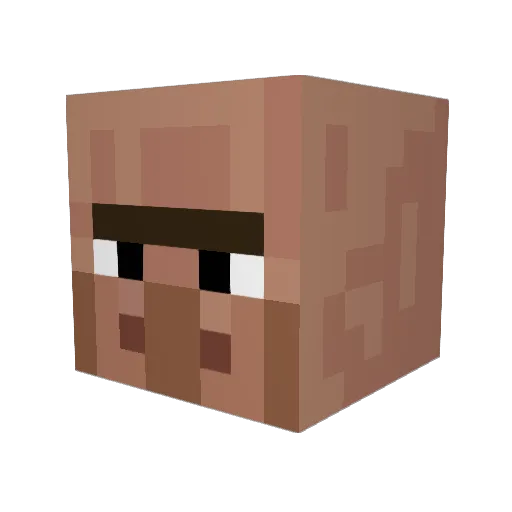 JackSparrow2008 Minecraft avatar head, 3D render