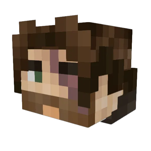 Minecraft-Avatar von JackSpy1387: Kopf als 3D-Render