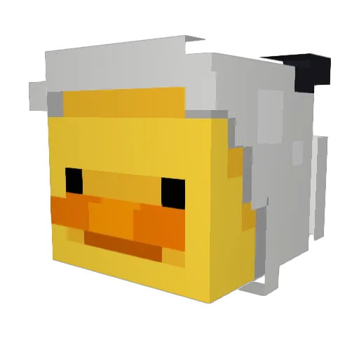 JackSpy777 Minecraft avatar head, 3D render