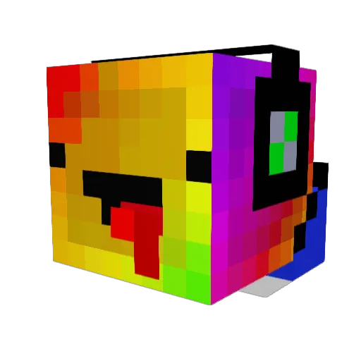 JackT233 Minecraft avatar head, 3D render