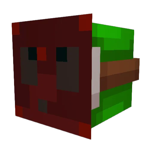 JackTNT12 Minecraft avatar head, 3D render
