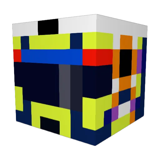 JackTW65 Minecraft avatar head, 3D render