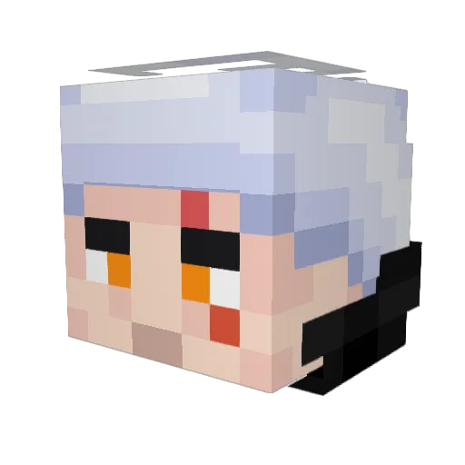 JackTheRipper1 Minecraft avatar head, 3D render