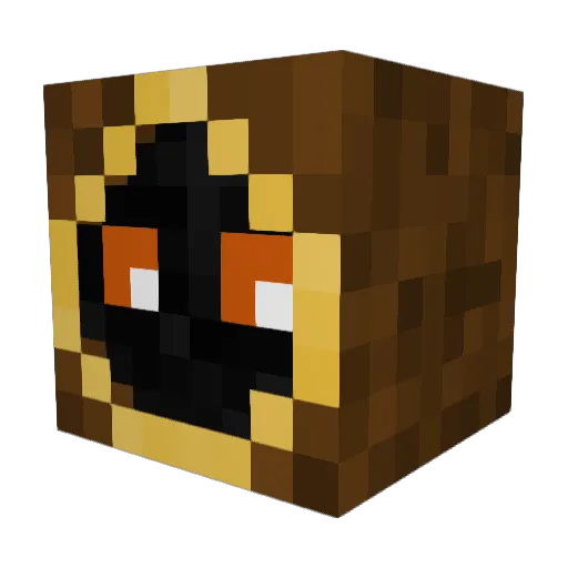 JackTheWizard Minecraft avatar head, 3D render