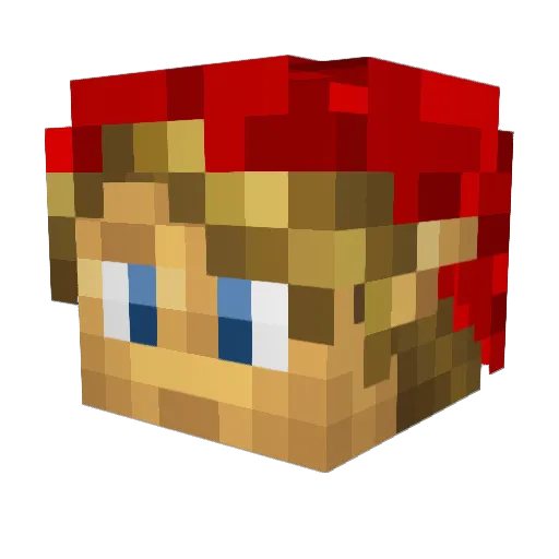 JackV4848 Minecraft avatar head, 3D render