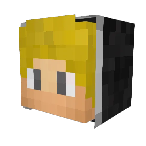 JackWalms1 Minecraft avatar head, 3D render