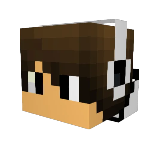 Jack_Attacckk Minecraft avatar head, 3D render