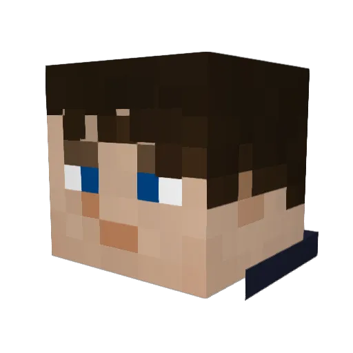 Jack_Attack52 Minecraft avatar head, 3D render