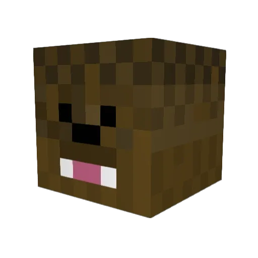 Jack_Attack_10 Minecraft avatar head, 3D render