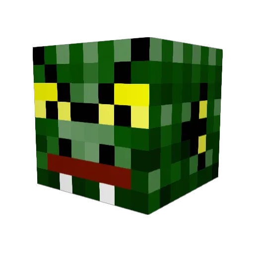 Jack_Bond16 Minecraft avatar head, 3D render