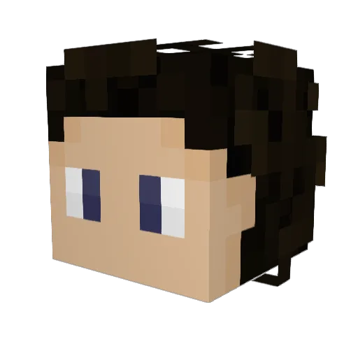 Jack_Brad Minecraft avatar head, 3D render