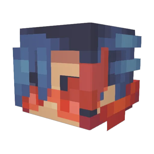 Jack_Dalt Minecraft avatar head, 3D render
