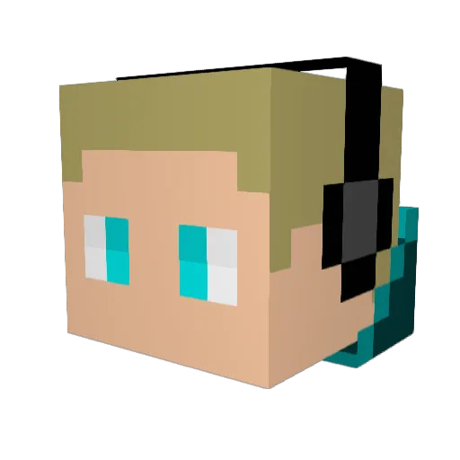 Jack_Frost991 Minecraft avatar head, 3D render