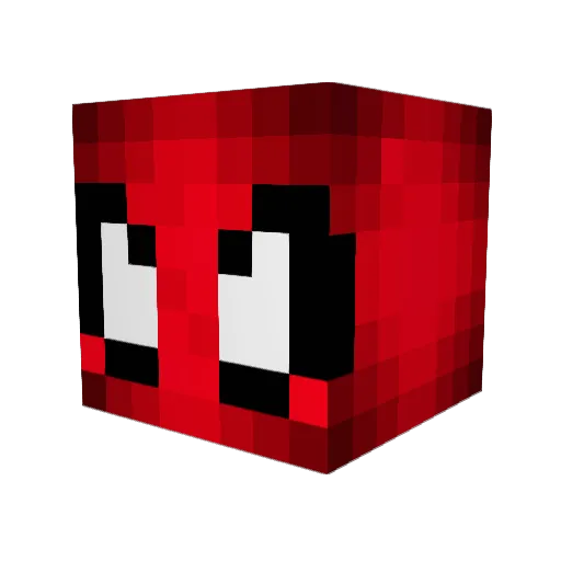 Jack_Hof Minecraft avatar head, 3D render