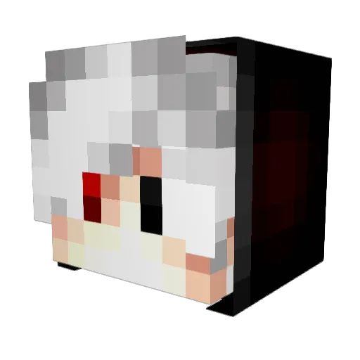 Jack_LaB Minecraft avatar head, 3D render