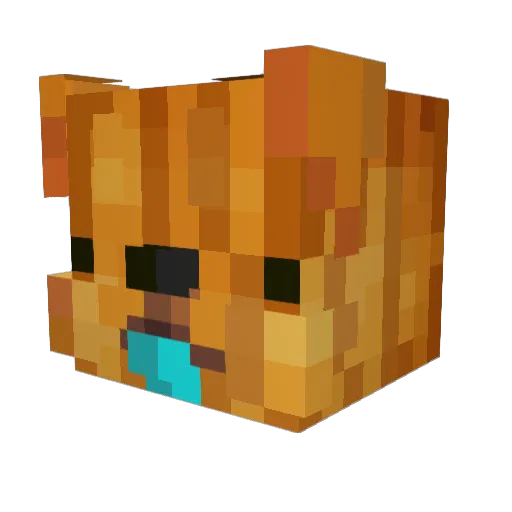 Jack_Lanturn Minecraft avatar head, 3D render