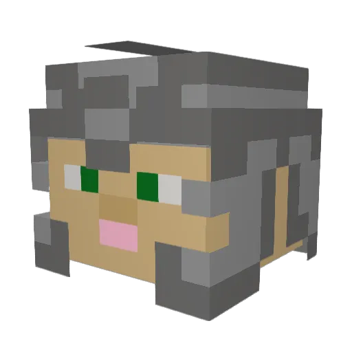 Jack_Miofferman Minecraft avatar head, 3D render