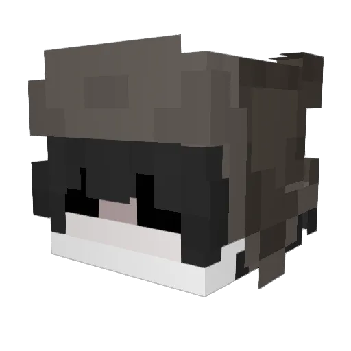 Jack_O_O_ Minecraft avatar head, 3D render