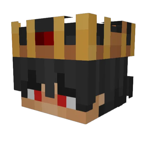 Jack_Oh_Lanern Minecraft avatar head, 3D render