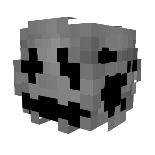 Jack_PE69 Minecraft avatar head, 3D render