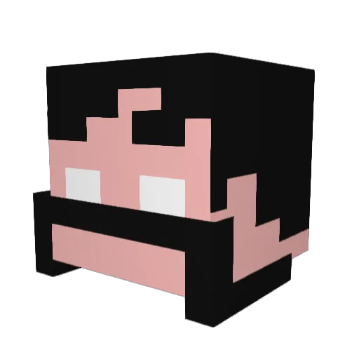 Jack_Rider_3000 Minecraft avatar head, 3D render