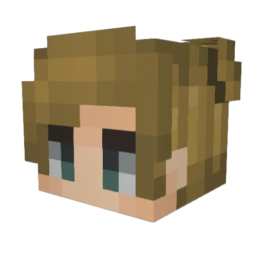 Jack_Sparrow0408 Minecraft avatar head, 3D render
