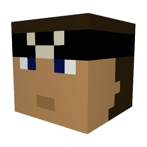 Jack_TheCamoMan Minecraft avatar head, 3D render