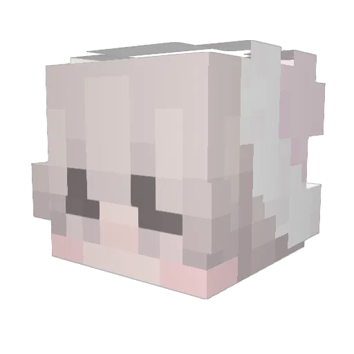 Jack_TheRabbit Minecraft avatar head, 3D render
