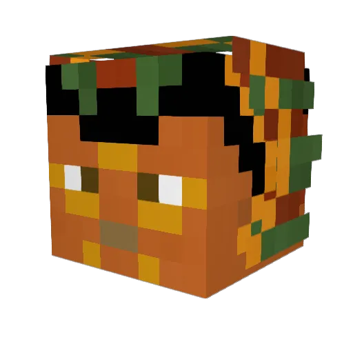 Jack_Tropus Minecraft avatar head, 3D render