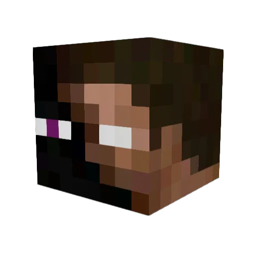 Jack_mcX Minecraft avatar head, 3D render