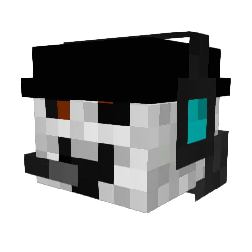 Jack_sura Minecraft avatar head, 3D render