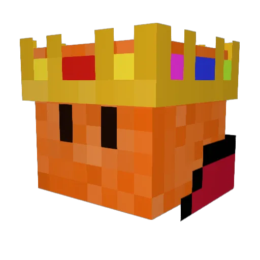 Jack_sweaty Minecraft avatar head, 3D render