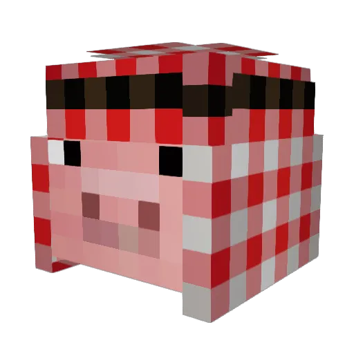 JackalHarpy Minecraft avatar head, 3D render