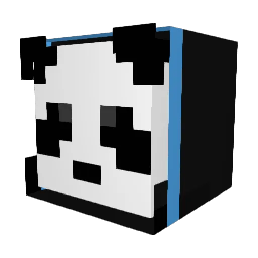 Jackalope8701 Minecraft avatar head, 3D render