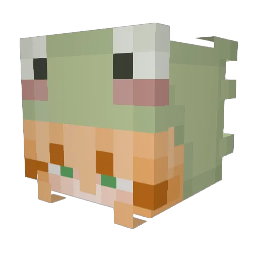 JackalopeBun Minecraft avatar head, 3D render
