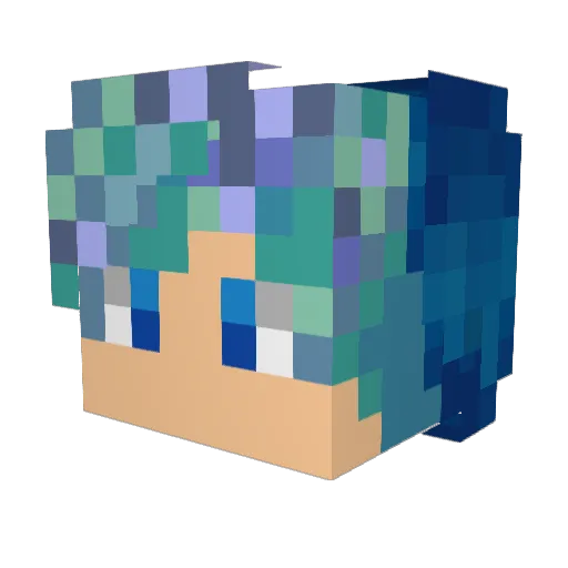 Jackanory6605 Minecraft avatar head, 3D render