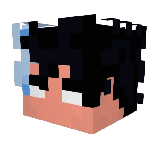 JackatlisPro Minecraft avatar head, 3D render