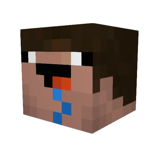 Jackbaseball332 Minecraft avatar head, 3D render