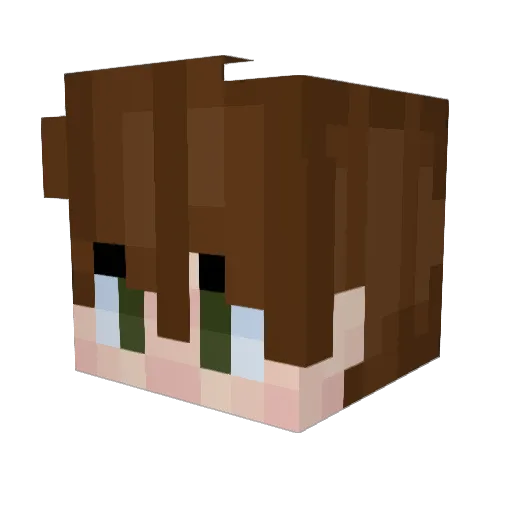 Jackconor Minecraft avatar head, 3D render