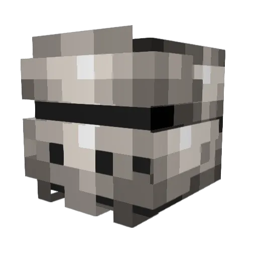 Jackcraft09 Minecraft avatar head, 3D render