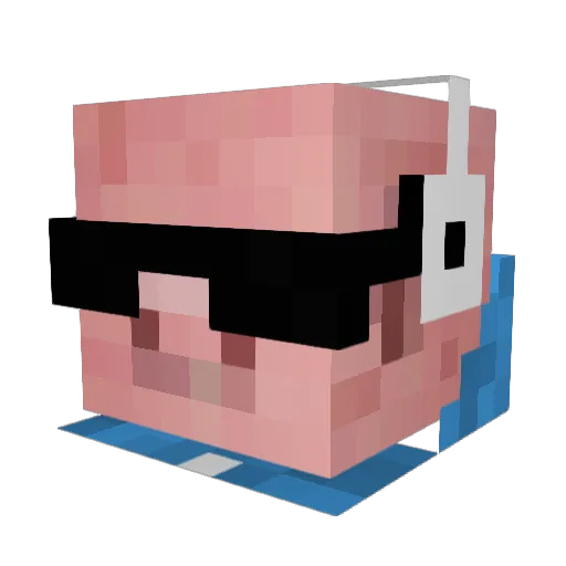Jackdude65 Minecraft avatar head, 3D render