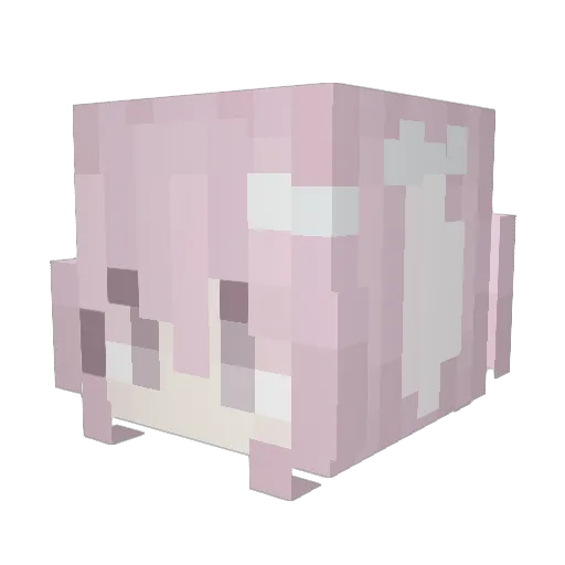 Jackeronie Minecraft avatar head, 3D render