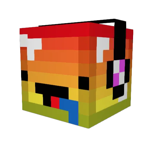 Jackgames12344 Minecraft avatar head, 3D render