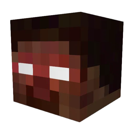 Jackhack49 Minecraft avatar head, 3D render