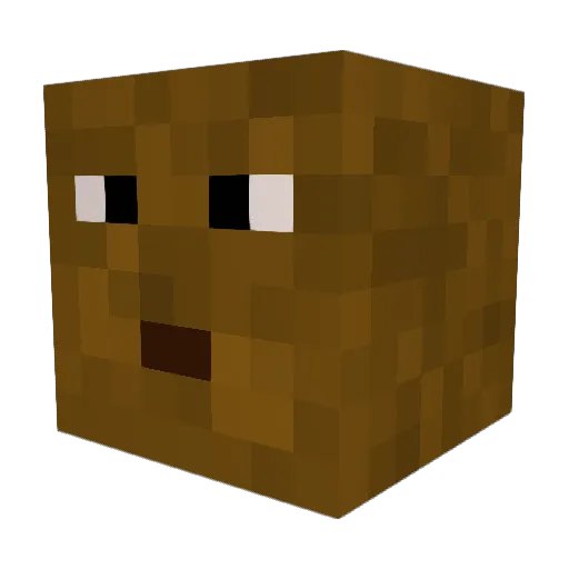 Jackhammer3400 Minecraft avatar head, 3D render
