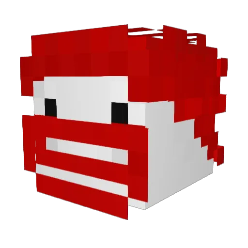 JackieCaann Minecraft avatar head, 3D render